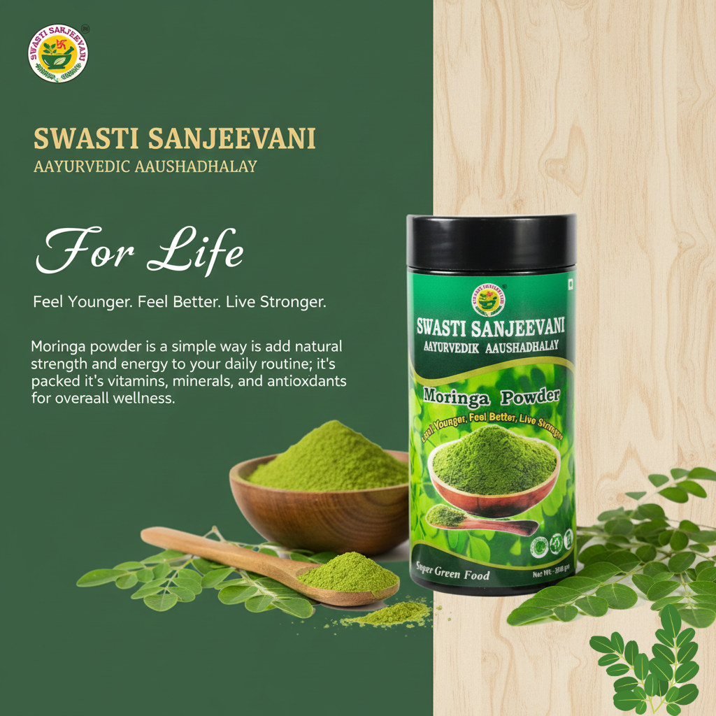 Moringa powder by swasti sanjeevani